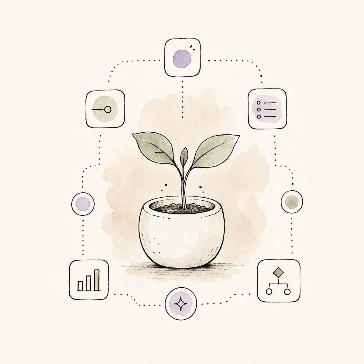Ilustração do Assistente Generalista da Zoey